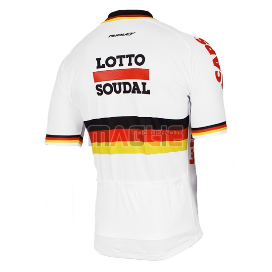 Maglia Lotto manica corta 2017 rosso e bianco